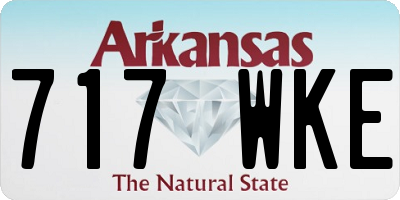 AR license plate 717WKE