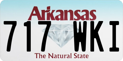 AR license plate 717WKI