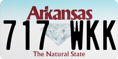 AR license plate 717WKK