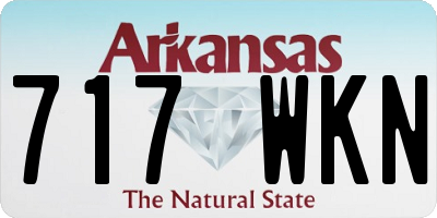 AR license plate 717WKN