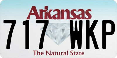 AR license plate 717WKP