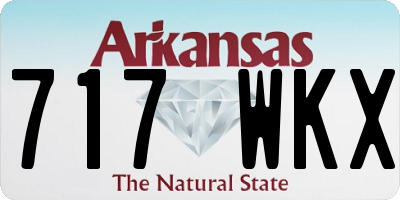 AR license plate 717WKX