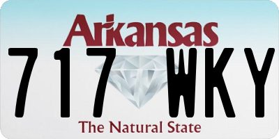 AR license plate 717WKY