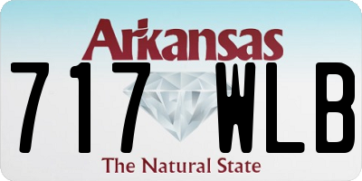 AR license plate 717WLB