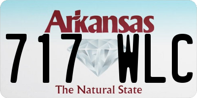 AR license plate 717WLC