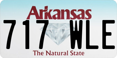 AR license plate 717WLE