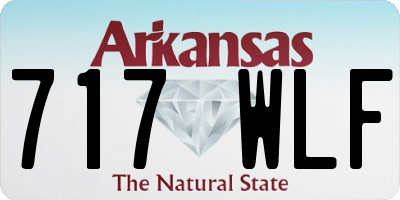 AR license plate 717WLF