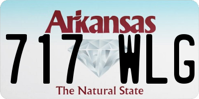 AR license plate 717WLG