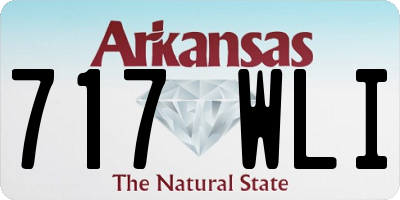AR license plate 717WLI