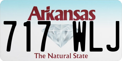 AR license plate 717WLJ