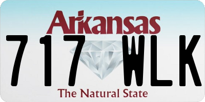 AR license plate 717WLK