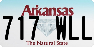 AR license plate 717WLL