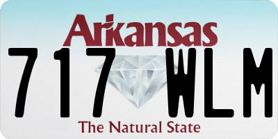 AR license plate 717WLM