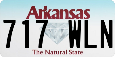 AR license plate 717WLN