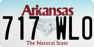 AR license plate 717WLO