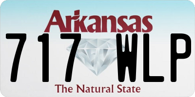 AR license plate 717WLP