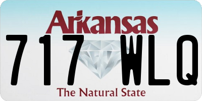 AR license plate 717WLQ