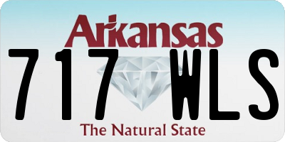 AR license plate 717WLS