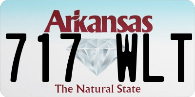 AR license plate 717WLT