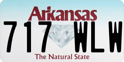 AR license plate 717WLW