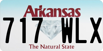AR license plate 717WLX