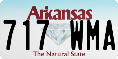 AR license plate 717WMA