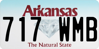 AR license plate 717WMB