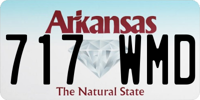AR license plate 717WMD