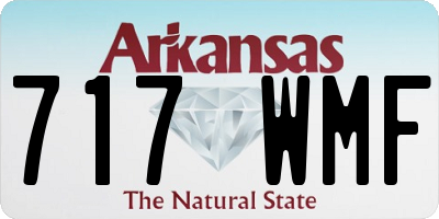 AR license plate 717WMF
