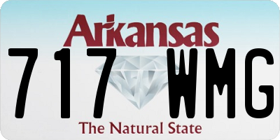 AR license plate 717WMG
