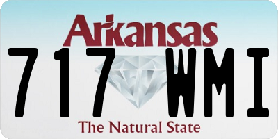 AR license plate 717WMI