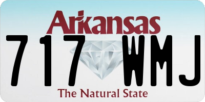 AR license plate 717WMJ