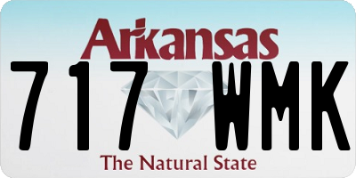 AR license plate 717WMK