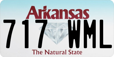 AR license plate 717WML