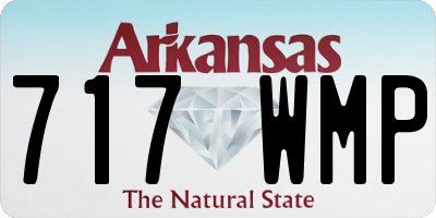 AR license plate 717WMP