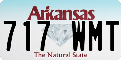 AR license plate 717WMT