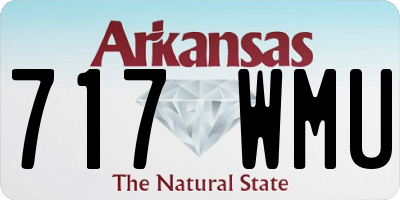 AR license plate 717WMU
