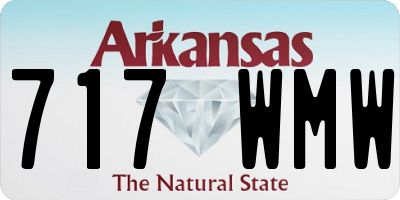AR license plate 717WMW