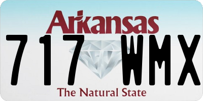 AR license plate 717WMX