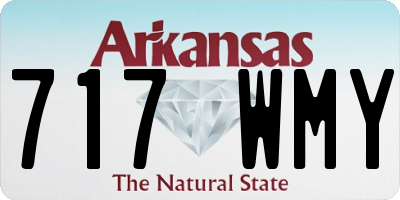 AR license plate 717WMY