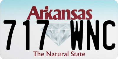 AR license plate 717WNC