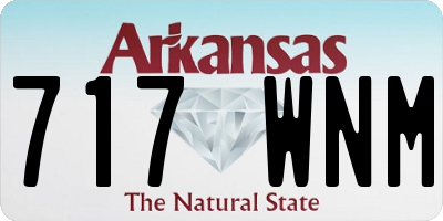 AR license plate 717WNM
