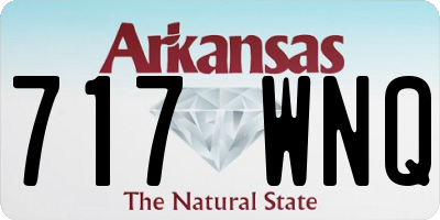AR license plate 717WNQ