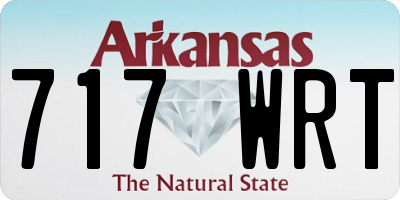 AR license plate 717WRT