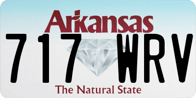 AR license plate 717WRV