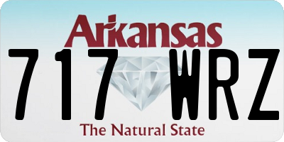 AR license plate 717WRZ