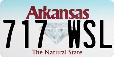 AR license plate 717WSL