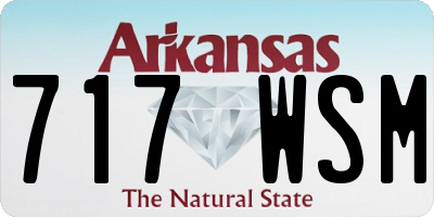 AR license plate 717WSM
