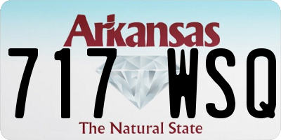 AR license plate 717WSQ