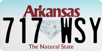 AR license plate 717WSY
